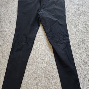 Lululemon Black Chino Pants with Slim Fit and Matte Finish. Great Condition.